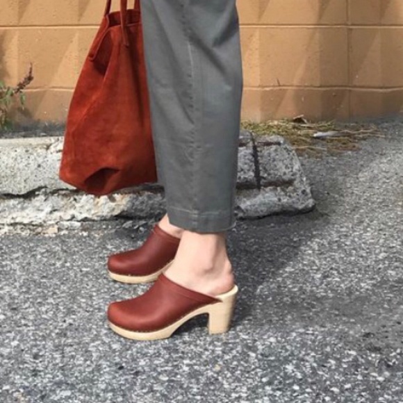No. 6 Shoes - No. 6 Old School high heel clogs